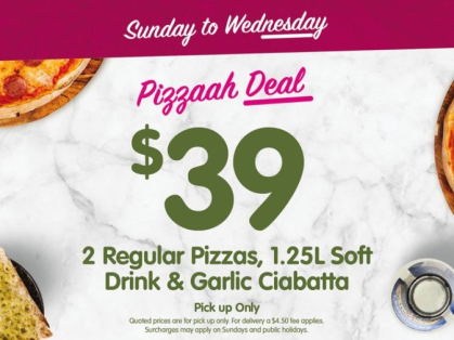 $39 Pizzaah Deal