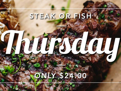 Thursday Member's Special $22