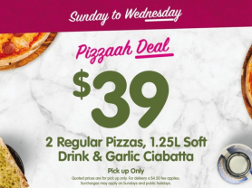 $39 Pizzaah Deal