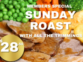 $28.50 Sunday Roast