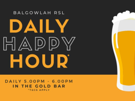 Daily Happy Hour at Gold Bar Balgowlah